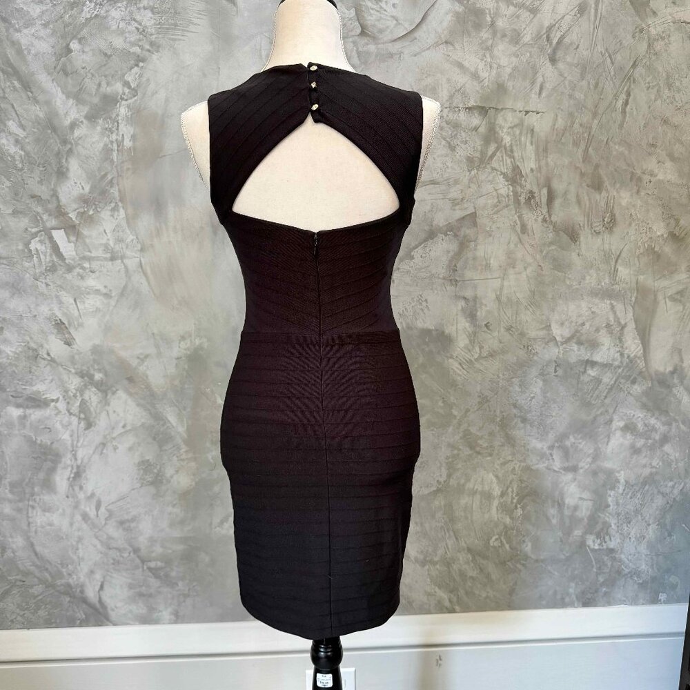 Guess Sweetheart Bandage Dress Size O Bodycon Cocktail Dress - Picture 4 of 9